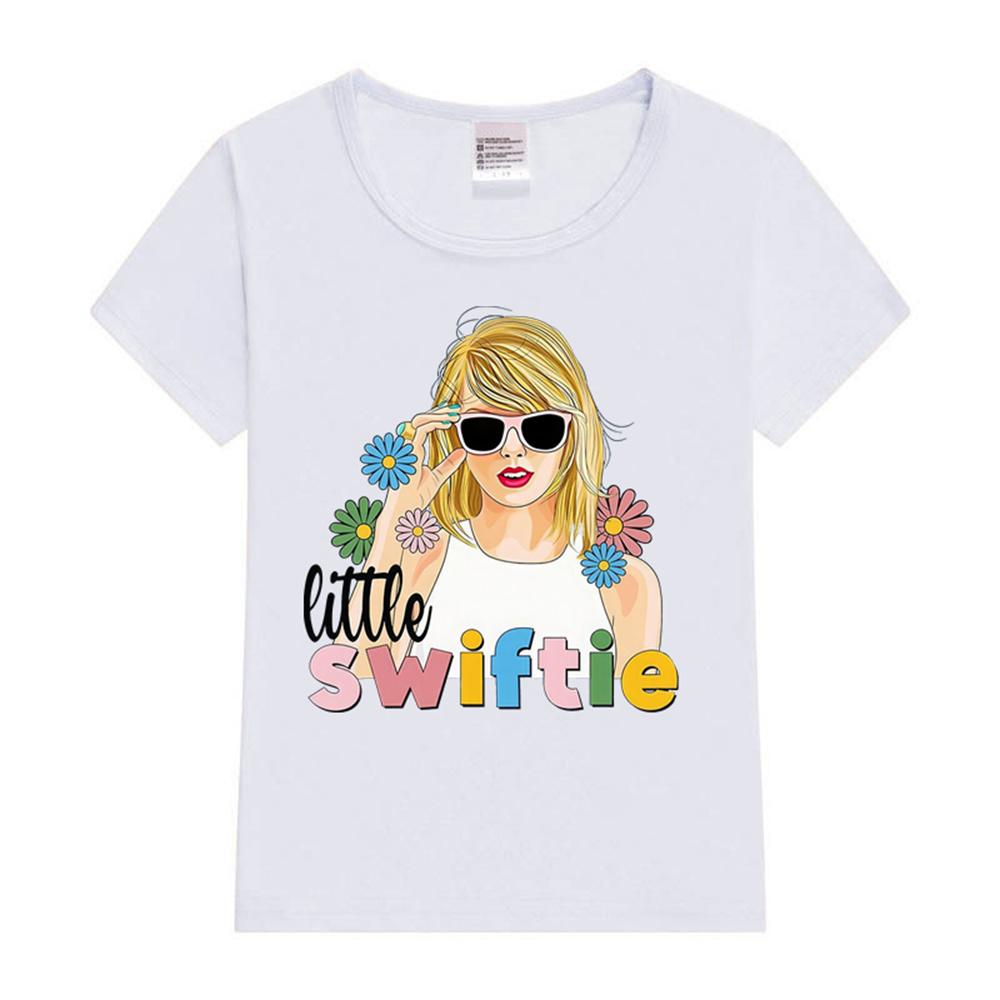 Hot Sale Little Swifty Kids T-Shirt Print Kids T Shirt Cute Girls Summer Tops Baby Boys Clothes Children Short Sleeve T-shirt