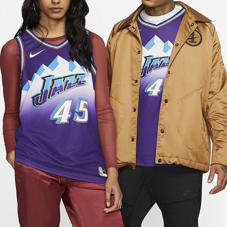 Nike NBA CLASSIC EDITION SWINGMAN JERSEY - UTAH JAZZ DONOVAN MITCHELL Purple Men's AV4517-504