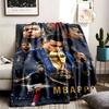 France National Football Team Theme Personalized Outdoor Flannel Blankets Soft And Suitable For All Seasons Perfect For Sofas Beds And Camping