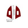 2Pcs Red Carbon Fiber Interior Rear Door Control Cover Trim For Mazda CX-9
