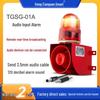 Sound and Light Alarm with Voice Broadcast and Customizable Audio Input (Model TGSG-01A)