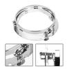7 inch Car Headlight Round Ring Mounting Bracket for Jeep Wrangler (Silver)