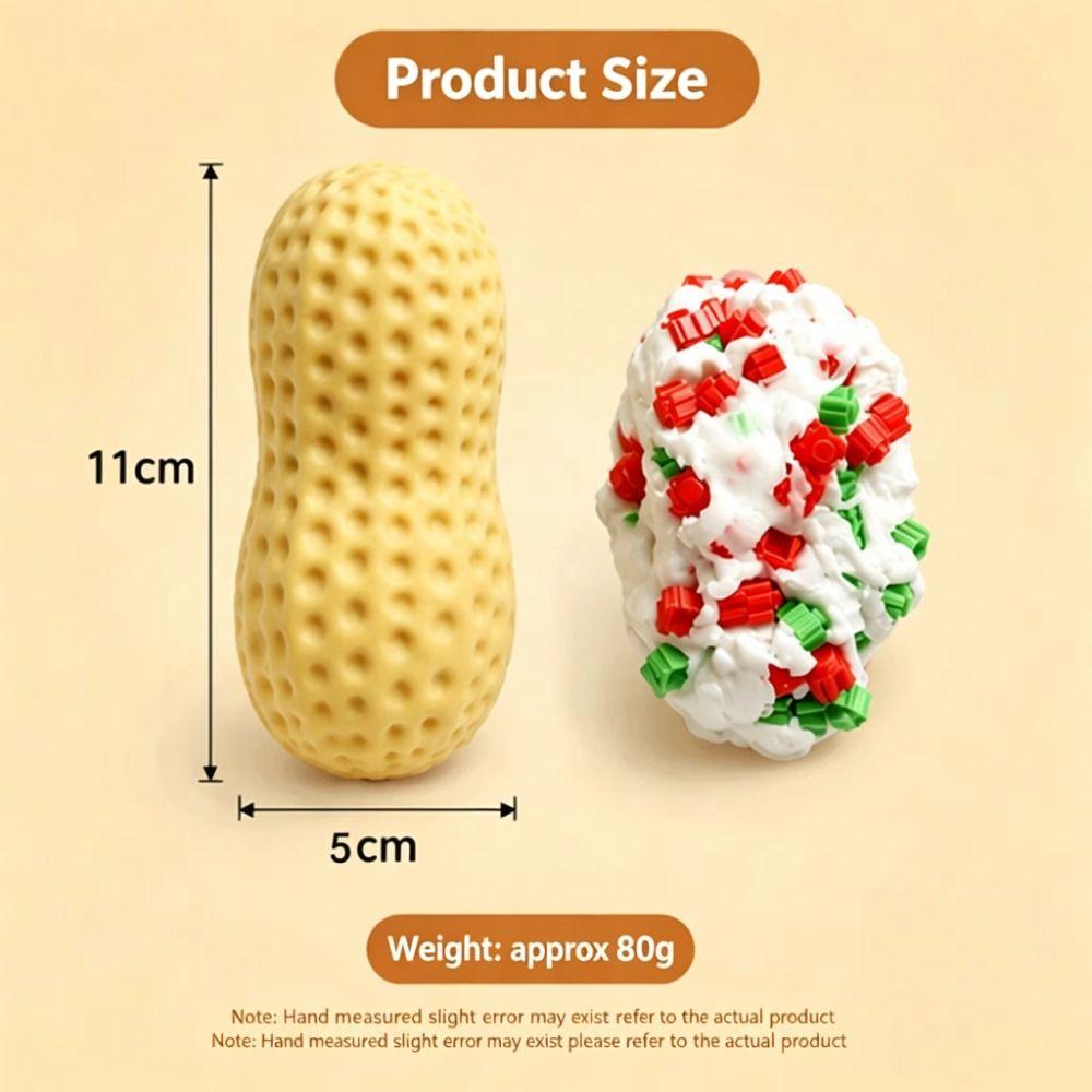 Handmade Crispy Peanut Squishy Shapeable Sensory Fidget Ball Blocks Filled Squishy Adult Kids