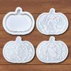 4 Pcs Halloween Pumpkin Silicone Molds Tea Light Holder Plaster Molds Gypsum Molds for Home Crafts