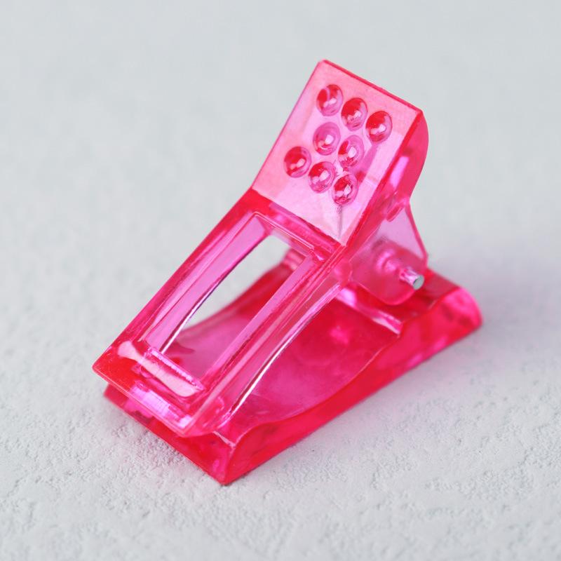 1pc Nail Art Extension Clip Auxiliary Stereotype Transparent Clip DIY Nail Art Nail Piece Fixed Decoration Repair Tool