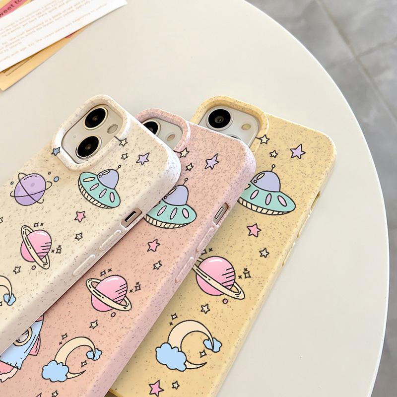 Mobile Phone Cases for iPhone 11 13 XR 15 Pro Max 12 14 Pro Max Case iPhone 16 7 Plus 8 Plus XS Max Degradable and Environmentally Friendly Anti-fall