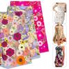 Material Tulle Colorat cu Flori 3D Brodate Material DIY Rochie de Mireasă Pânză Textilă Plasă Aplică Flori de Lux Cusut Dantelă Materiale la Metru