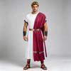 Disfraz de Toga para Hombre Túnica Romana Disfraz de Dios Griego Halloween Cosplay Set de Disfraces 4 Colores