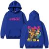 Gorillaz Hoodie Men Women Hip Hop Fashion Oversized Fleece Hoodies Men's Gothic Rock Alternative Hooded Sweatshirt