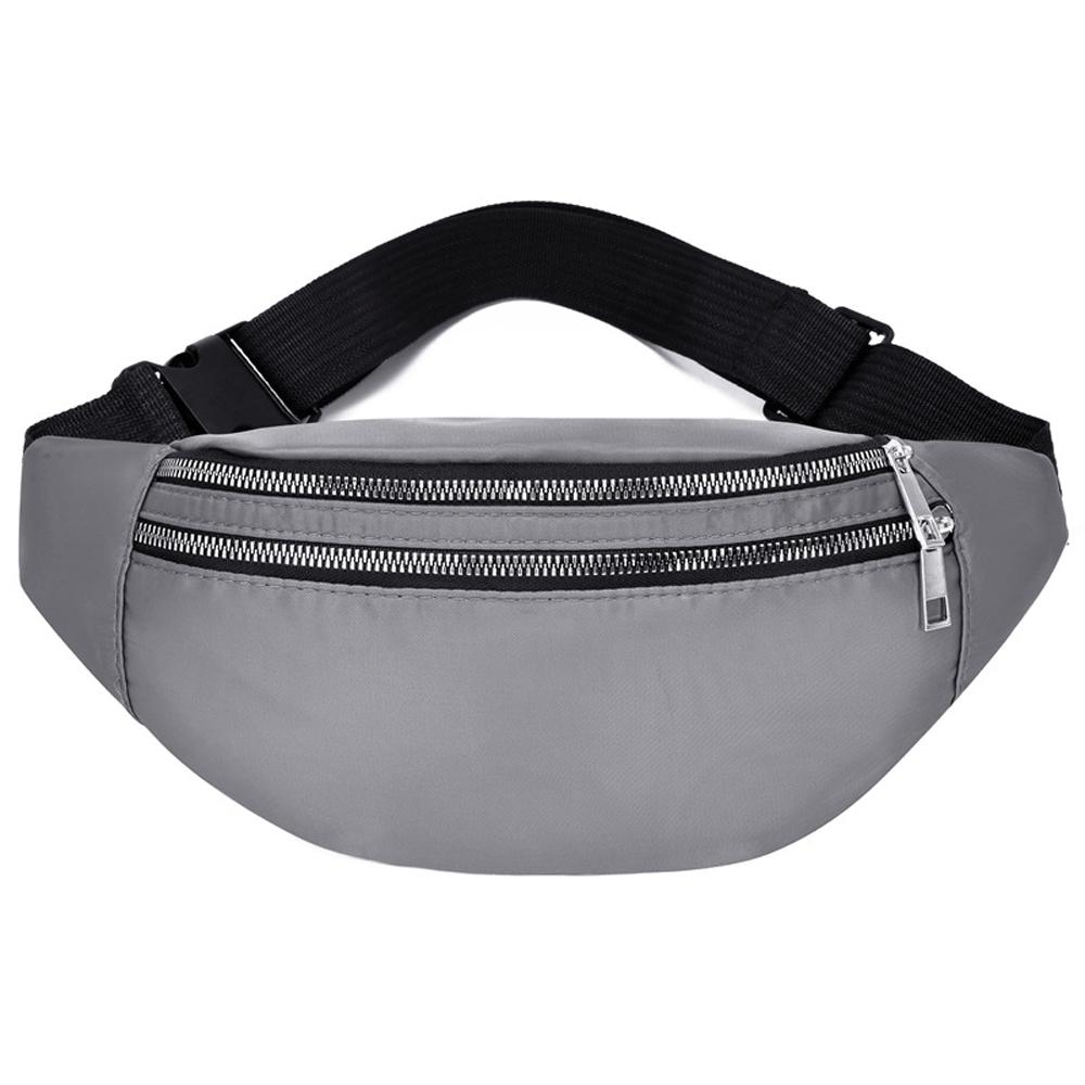 Водонепроницаемая спортивная поясная сумка Оксфорд для мужчин и женщин поясная сумка для бега поясная сумка на молнии поясная сумка серый 798₽