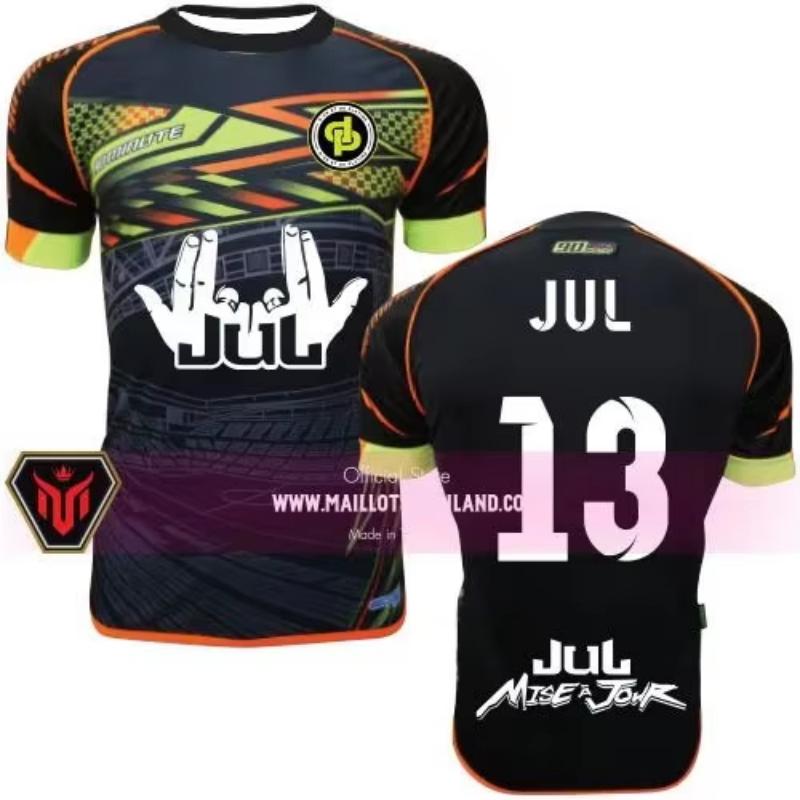 Męska Koszulka Szybkoschnąca Jesienna 90 Minutes MM9 JUL Oddychająca Koszulka z Nadrukiem 3D Drużyna Sportowa Uniform Treningowy Krótki Rękaw