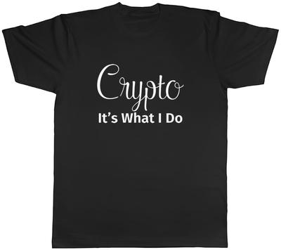 Krypto Det Är Vad Jag Gör Unisexs Unisex T-shirt Tee