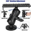 Fish Finder Mount Base, Universal Mounting Plate, Fish Finder Bracket, Fish Finder Holder, 360 Adjustable Fish Finder Rack