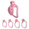 Pink Abs Chastity Cage Flat Sissy Disguise Lower Body Chastity Device 4 Sizes Penis Ring Malegay Sex Toy 18 Chastity Belt Jaulas