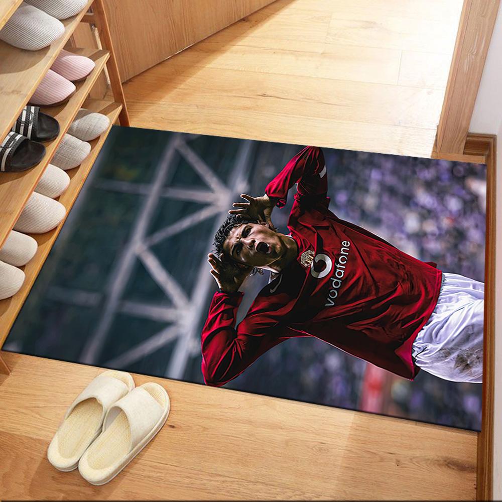 Cristiano Ronaldo Floor Rug Office Rug Suitable For Dormitory Kitchen Study Room Bedrooms Antislip Rug Anime Office Decor Best For Christmas