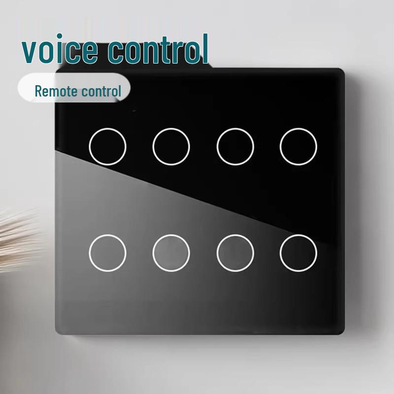 Graffiti WiFi Smart Touch Wall Switch, Alexa Compatible, Tempered Glass, Brazil Standard