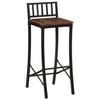 VidaXL Bar Chairs Set of 4 Solid Reclaimed Wood, Chair, Kitchen Bar Stool, Restaurant Chair 358945