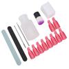 Nail File Professional Nail Art Dust Brush Manicure Grinding Nail Polish Removal Tool