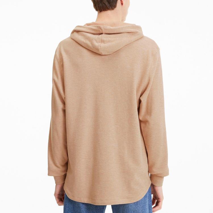 Puma Felpa con Logo Ricamato Fusion Uomo Top Rosa 582678-70