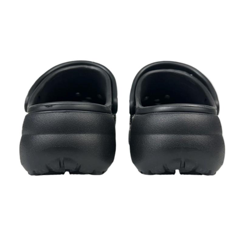 Crocs Classic Platform Clog BNK Bigmouth Unique Personality Trend Skull Cloud Clog Crocs Vintage Beach Hole Shoes Women's Black