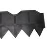 40 szt. Obrzeże ogrodowe Krawężnik Łatwy w instalacji Krawężnik krajobrazowy Czarny plastikowy płotek ogrodowy na zewnątrz