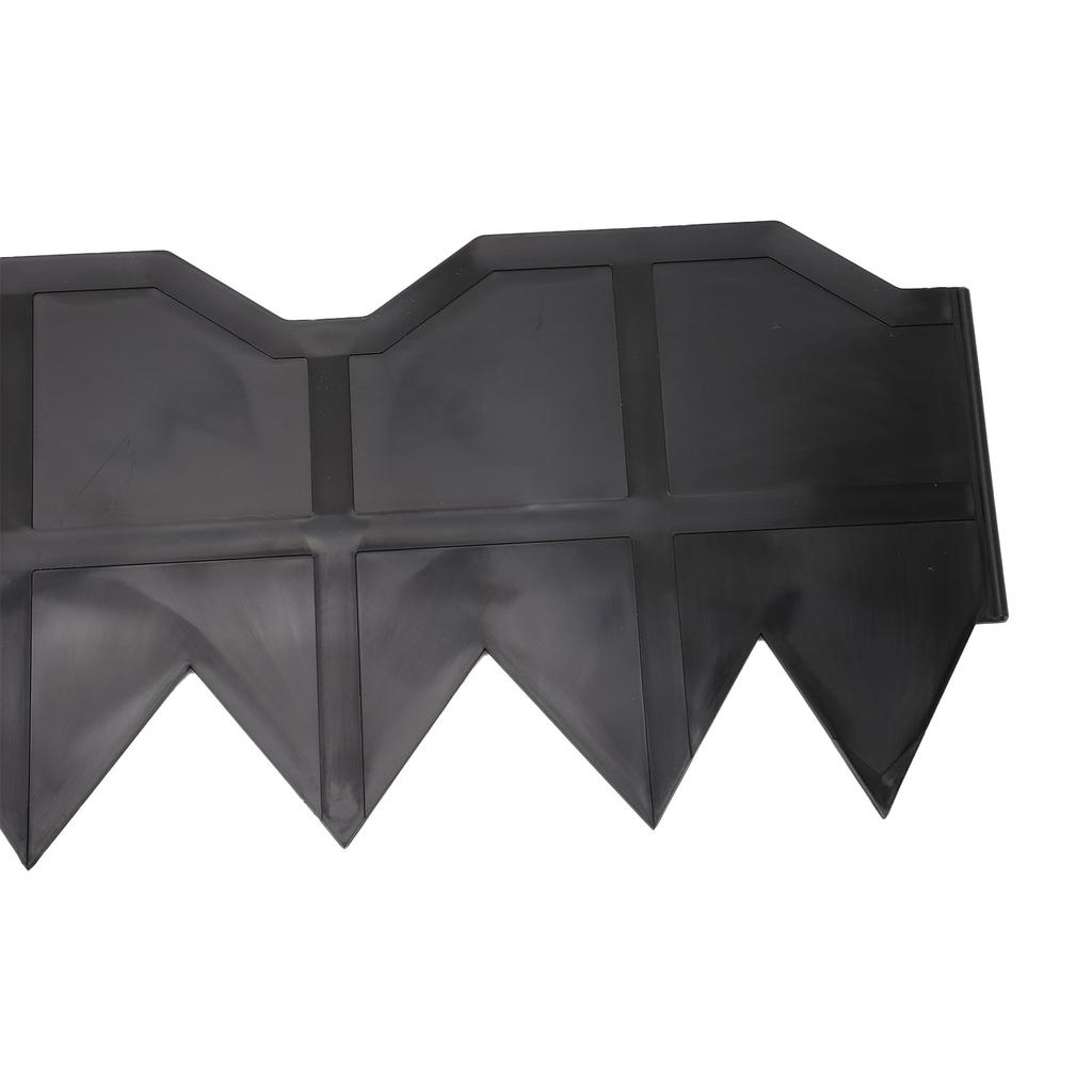 40 szt. Obrzeże ogrodowe Krawężnik Łatwy w instalacji Krawężnik krajobrazowy Czarny plastikowy płotek ogrodowy na zewnątrz