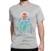 Vintage River Flows In You T Shirt For Men Pure Cotton T Shirts Princess Mononoke Ghibli
