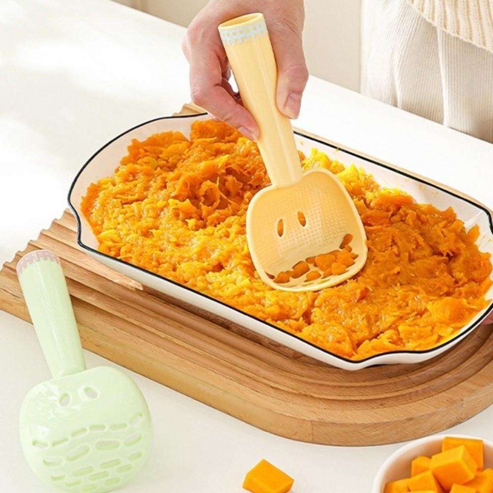 Food Grade Potatoes Grinder Plastic Rice Spatula Multi-Function Strainer Ladle  Kitchen Use