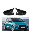 Car  Rearview Side Mirror Cover Fit For Hyundai I10 2015 2016 2017 2018     Wing Cap Rear View Case Trim Carbon Fiber