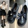 British Style Small Leather Shoes Women's 2025 Spring New French Loafers Flat-soled One-pedal Soft-soled Soft-sided Single Shoes