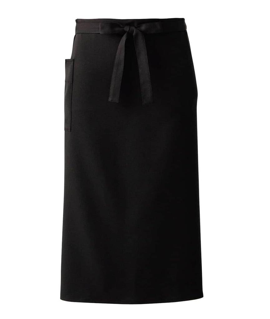 Seven Uniform Apron CT2299 Sommelier Apron, Stretch, Chlorine Resistant, Anti-Static, CT2299-9, Size 9, Black, F