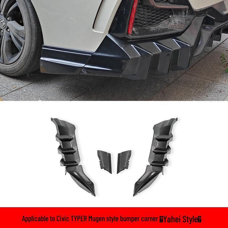 Kit Lip Spate și Difuzor Civic Type R Generația a Zecea - Model Mugen Unlimited