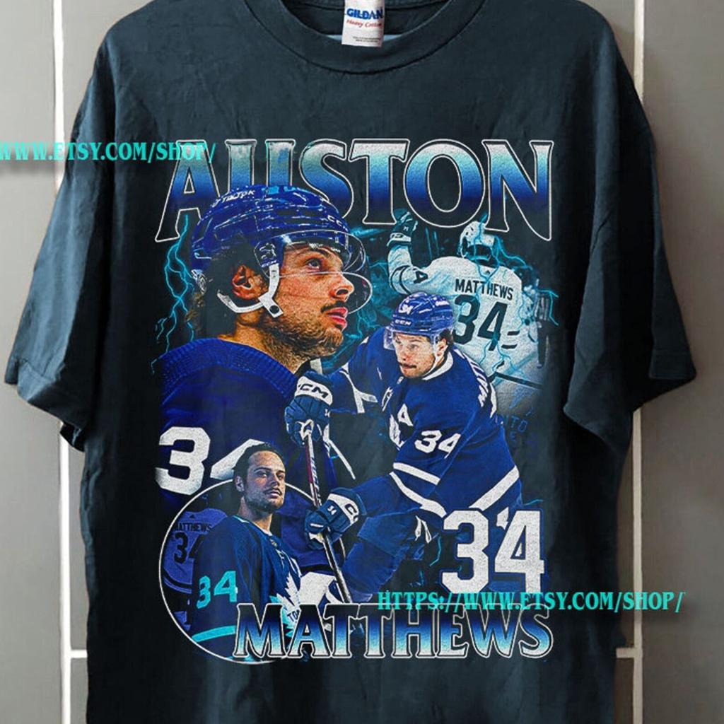 Auston Matthews Vintage Bootleg Shirt: Unisex Heavy Cotton Tee