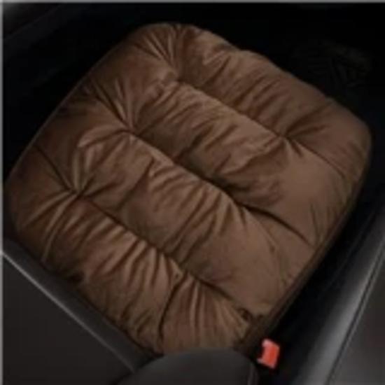 New Car Seat Cushion Single Piece Backless, Autumn and Winter Universal Plush Anti Slip Cushion, Warm Pad Three Piece Set