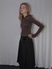 Etmont Multi-Way Pleats Skirt, Black