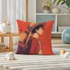 One Piece Donquixote Doflamingo Anime Plush Pillow Cover Soft Short Plush Cushion Cover For Sofa Bedroom Home Decor Gift