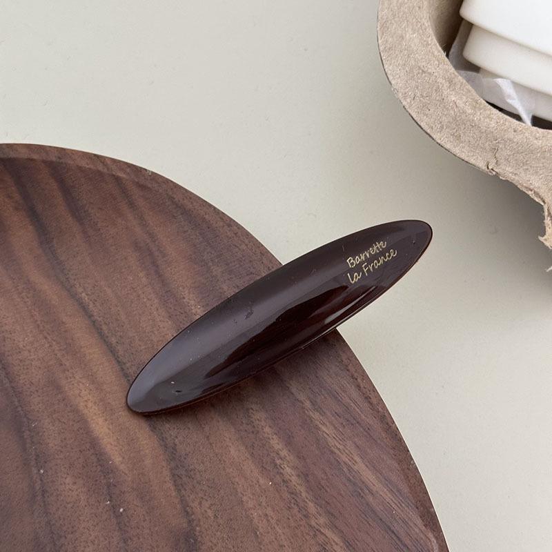 Retro Korean Gold Label Acetate Duckbill Hair Clip