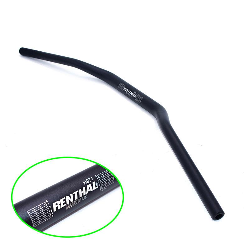 Black Renthal 1-1/8 Bar 28mm Handlebars