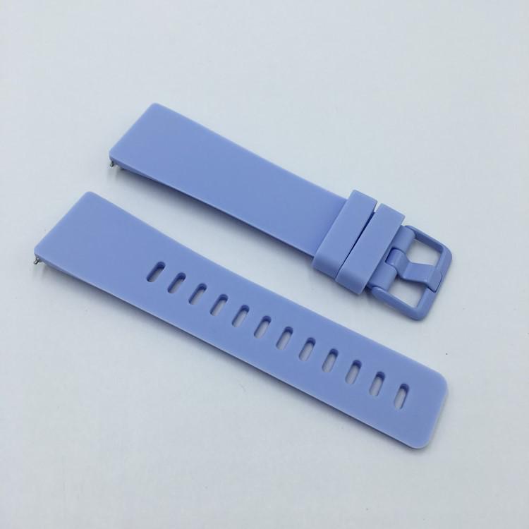 Kompatibles Silikon-Sportarmband für Fitbit Versa 2 & Versa Lite - Offizieller Stil Farbschnalle Ersatz