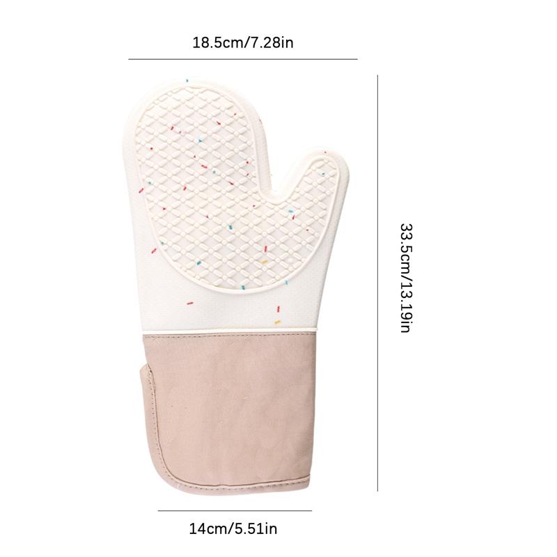 New Cute Mini Silicone Kitchen Oven Glove Mitts Anti Heat Oven Microwave Glove Baking Bakeware Tools