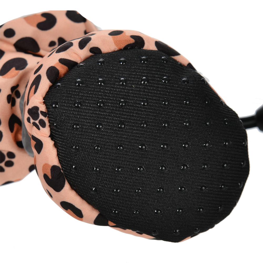 Hundeschuhe für kleine Hunde Leopardenmuster Weiche Anti-Rutsch Welpenstiefel Outdoor Walking Chihuahua Pfotenschutz Schuhe Haustierbedarf