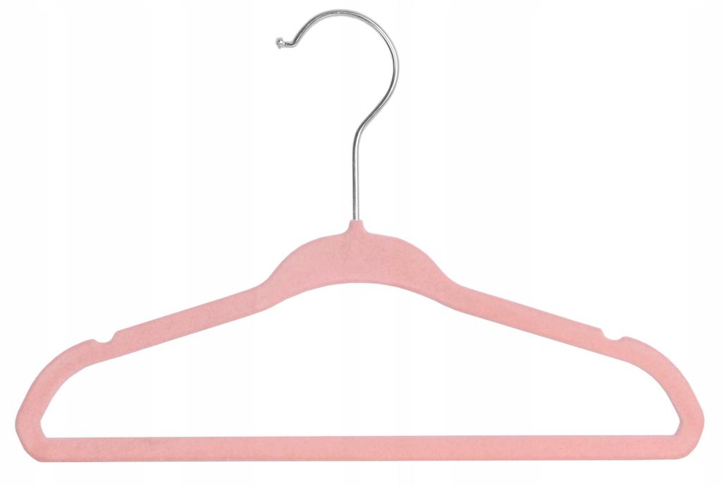 Wieszak Welurowy Mini Girl Komplet 30 Sztuk