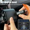 120W Dual Type-C Digital Display Car Charger New Super Fast Charging Retractable Cable Four-in-one Cigarette Lighter