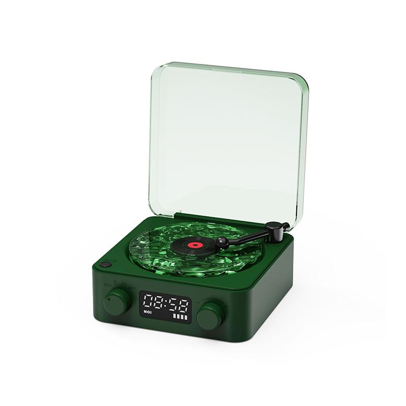 Small Retro White Noise Bluetooth Speaker Portable Vintage Sleep Aid Bluetooth Speaker Subwoofer With Rgb Light