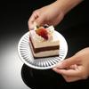 Creative Spot Simple Stainless Steel Cake Plate, Thickened Household Round Plate Candy Plate Dessert Plate Fruit Plate