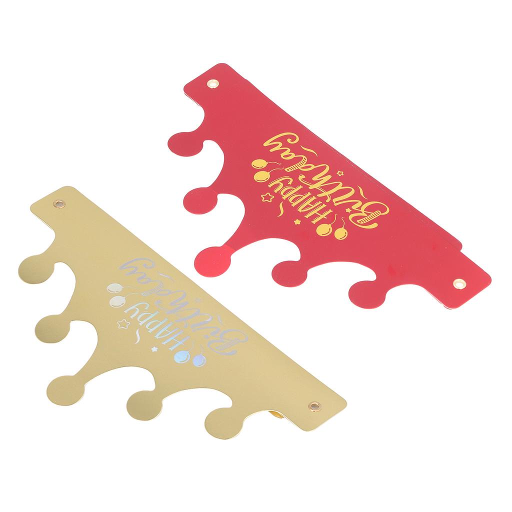 40pcs Paper Crowns Cute Shape Small Compact Attractive Decorative 22..5cm Birthday Crowns for Gr