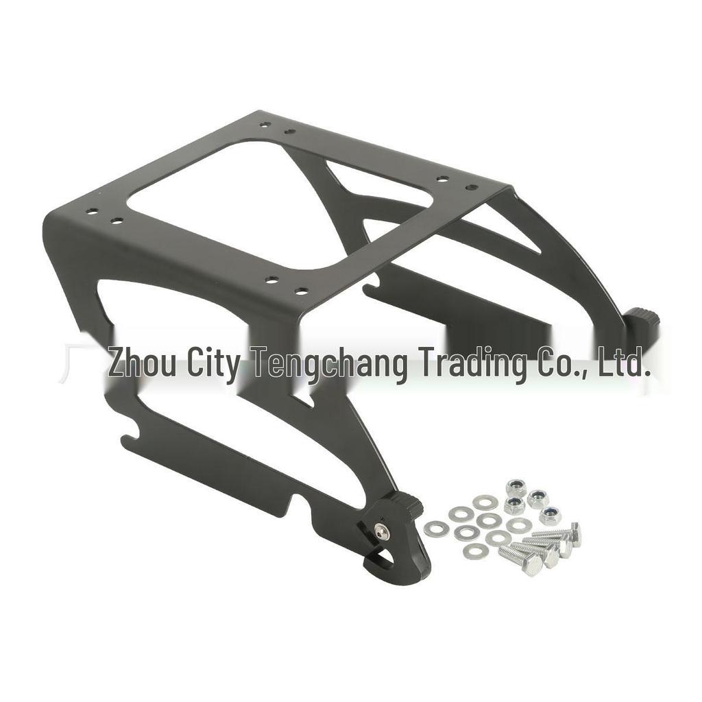 Harley Quick-Release Rear Luggage Rack: Fits 883, 1200, Fat Boy (2000-2005)