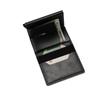 Men's Wallet Plus Women's Short RFID Leather Wallet OEM Custom Aluminum Frame Card Bag