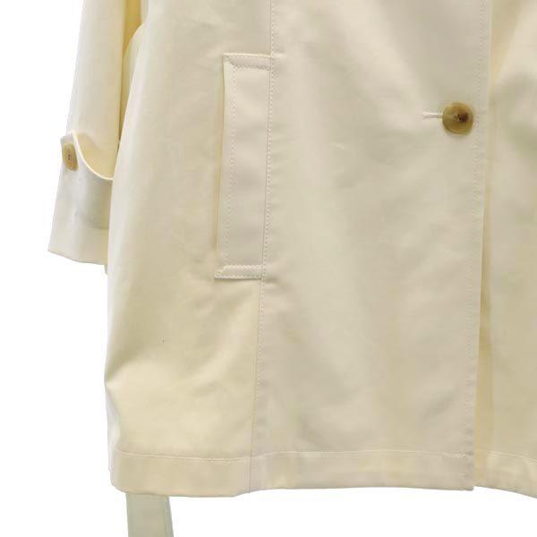 unused Aquascutum Stainless collar coat 15 White system With brand hanger Women Used