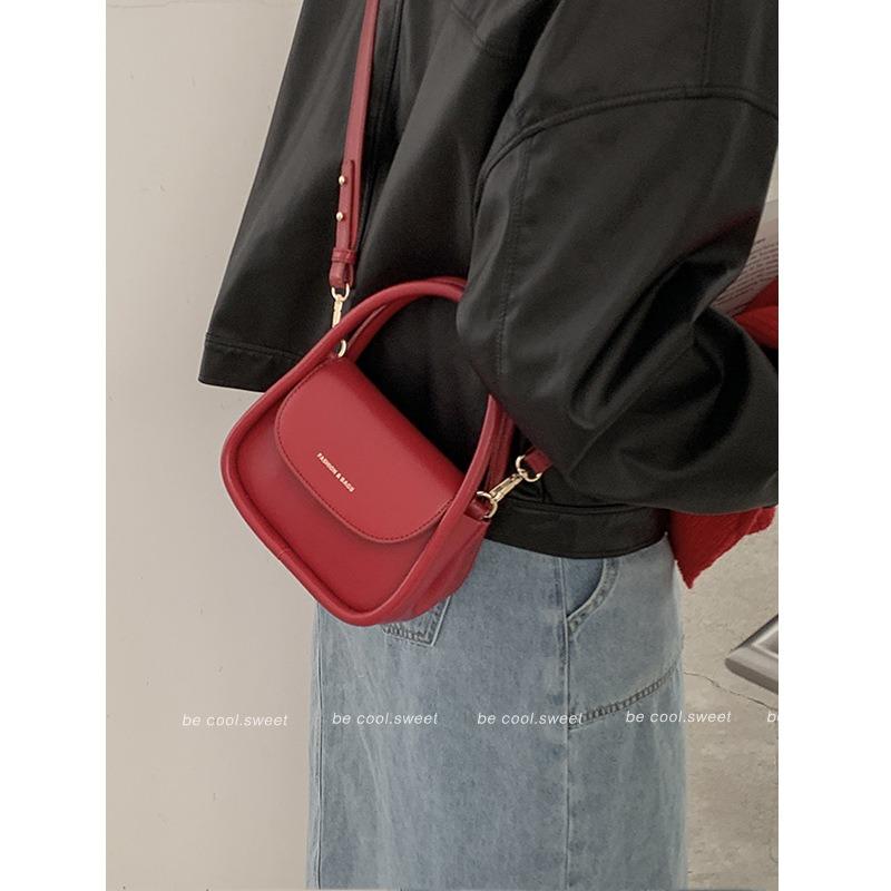High-end Handbag, Simple Small Square Bag, Fashionable and Versatile, Single-shoulder Crossbody Bag